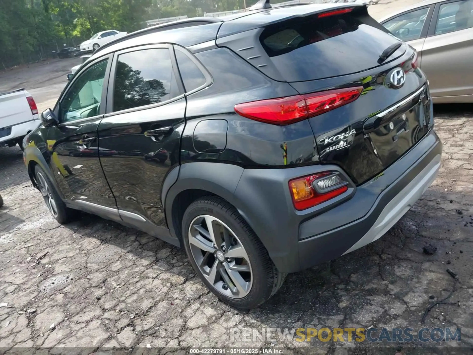 3 fotografías del automóvil dañado KM8K33A5XKU206512 HYUNDAI KONA 2019