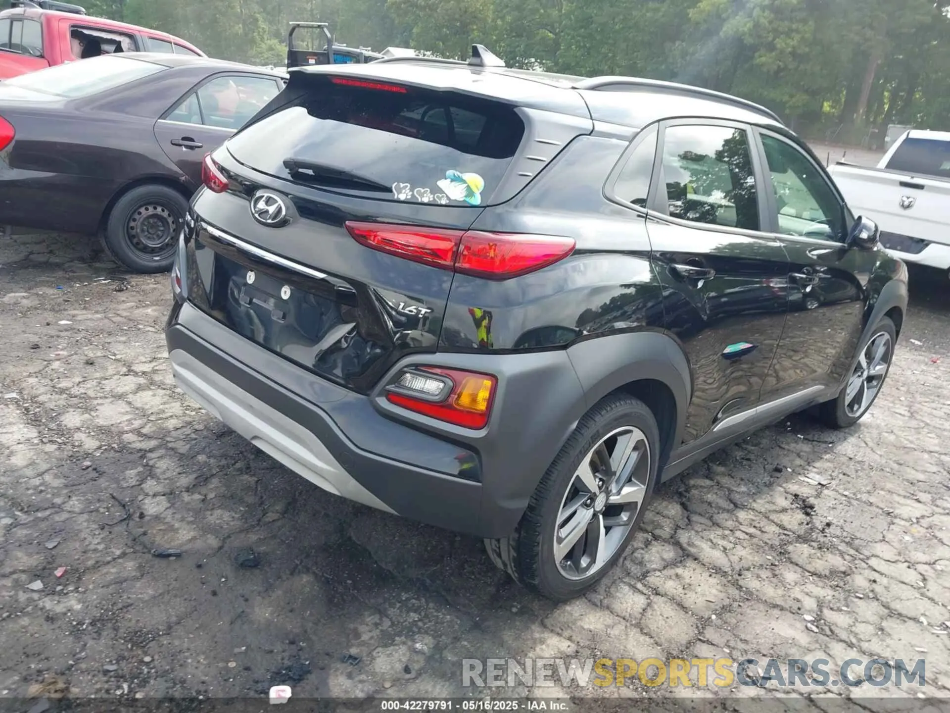 4 fotografías del automóvil dañado KM8K33A5XKU206512 HYUNDAI KONA 2019