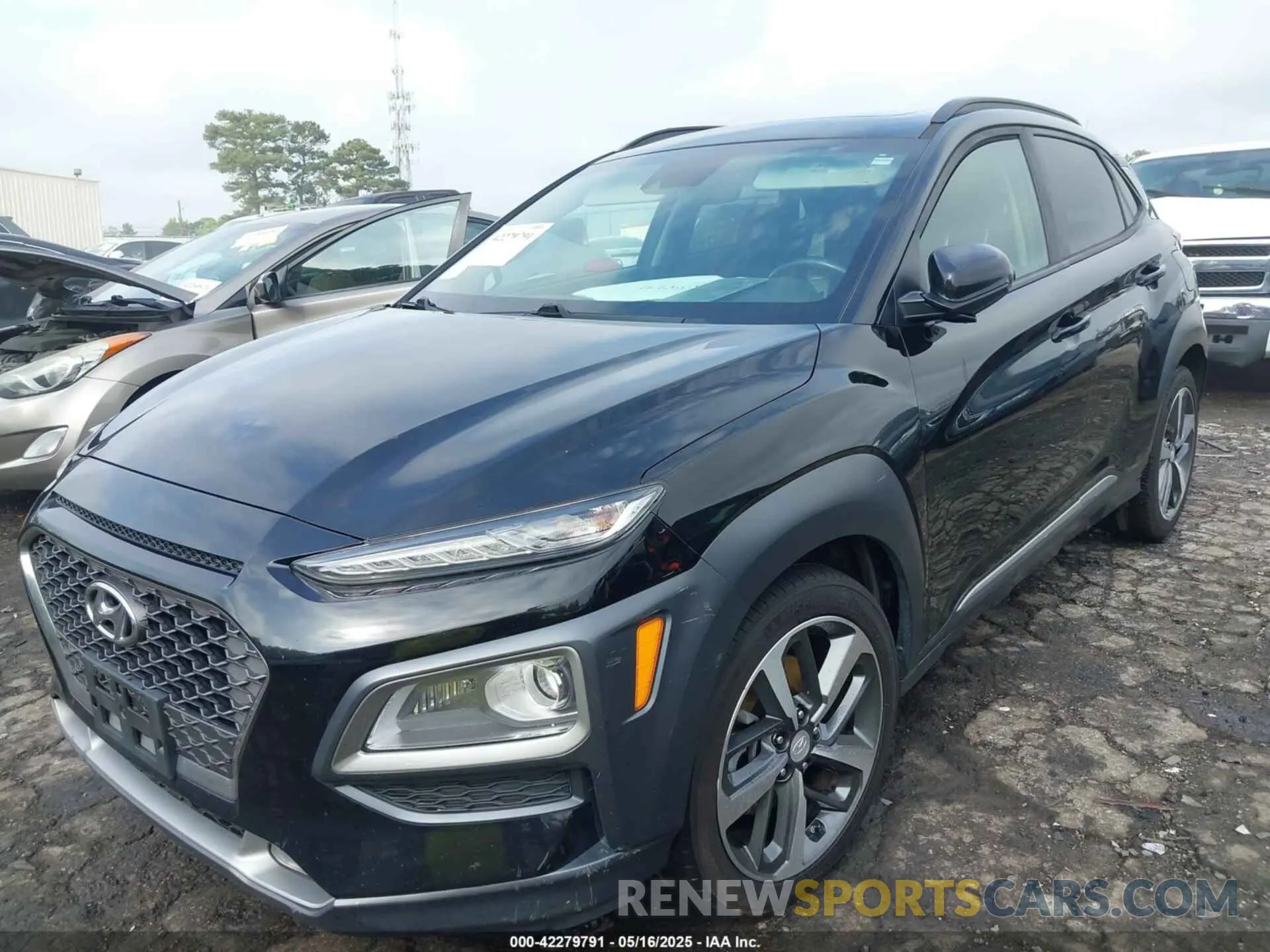 6 fotografías del automóvil dañado KM8K33A5XKU206512 HYUNDAI KONA 2019