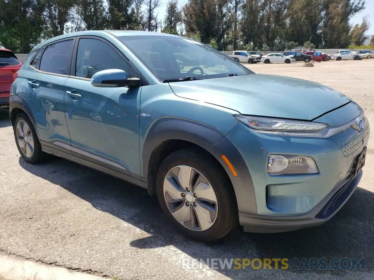 4 fotografías del automóvil dañado KM8K33AG2KU023414 HYUNDAI KONA 2019