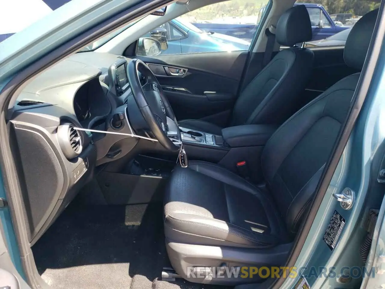 7 fotografías del automóvil dañado KM8K33AG2KU023414 HYUNDAI KONA 2019