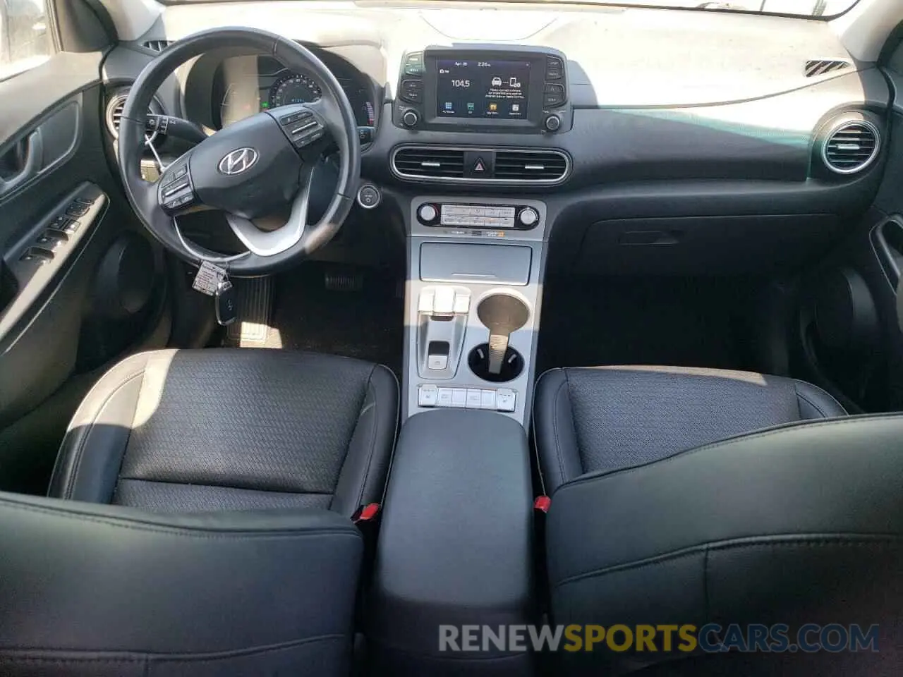 8 fotografías del automóvil dañado KM8K33AG2KU023414 HYUNDAI KONA 2019