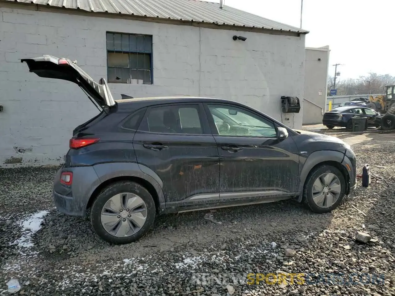 3 fotografías del automóvil dañado KM8K33AG5KU026243 HYUNDAI KONA 2019