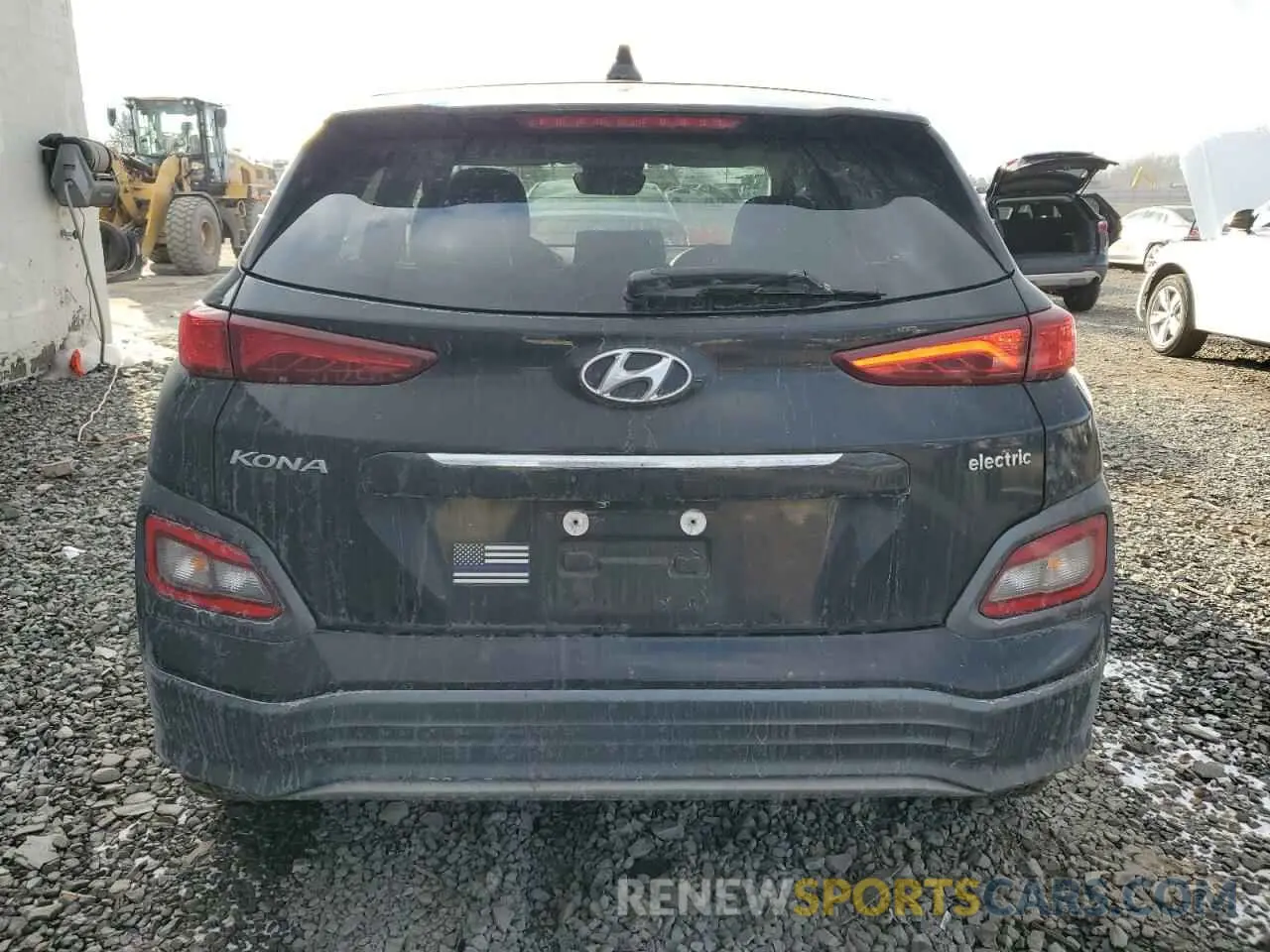 6 fotografías del automóvil dañado KM8K33AG5KU026243 HYUNDAI KONA 2019