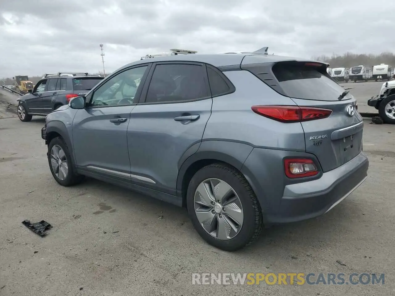 2 fotografías del automóvil dañado KM8K33AG9KU044664 HYUNDAI KONA 2019