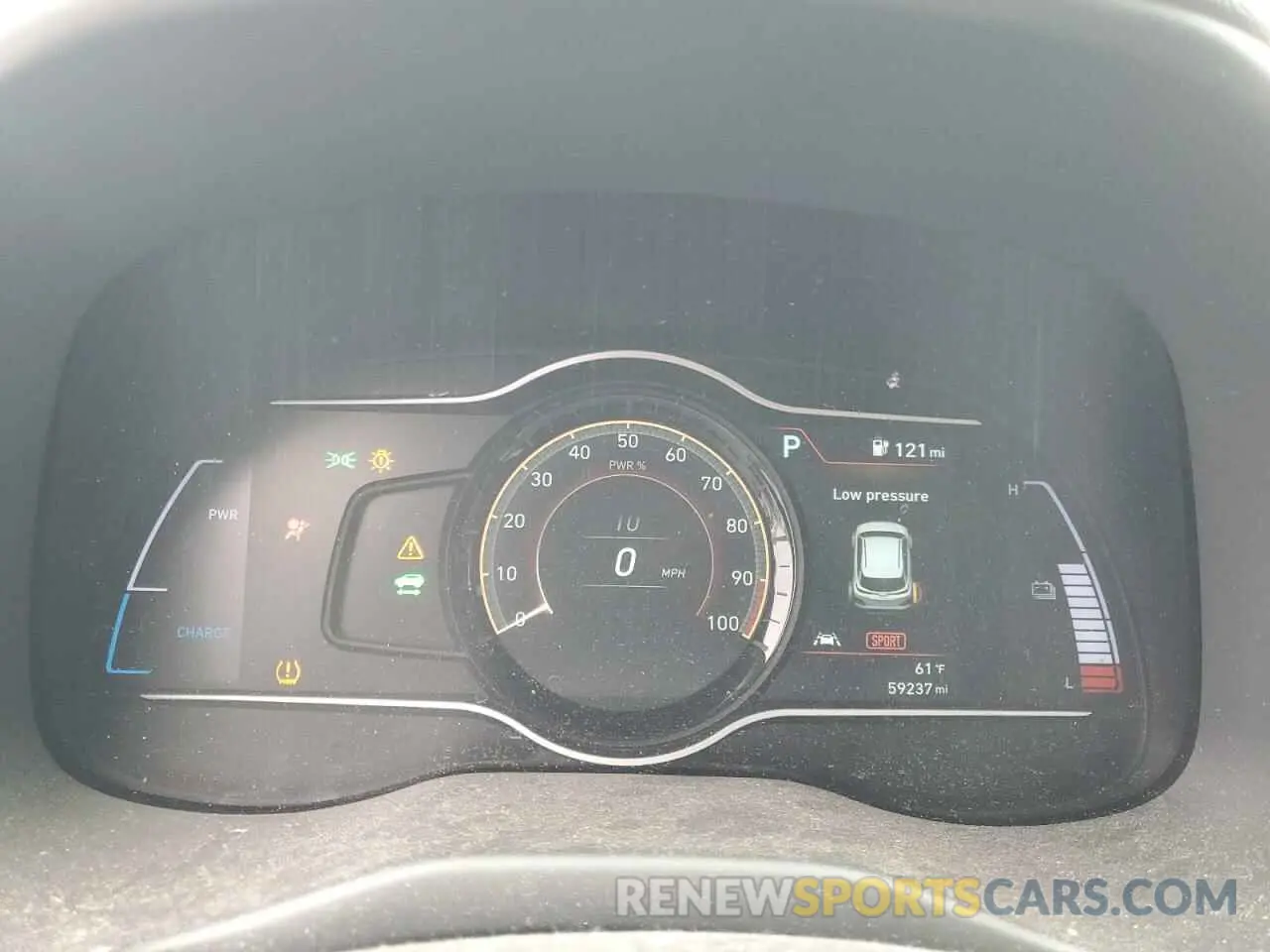 9 fotografías del automóvil dañado KM8K33AG9KU044664 HYUNDAI KONA 2019