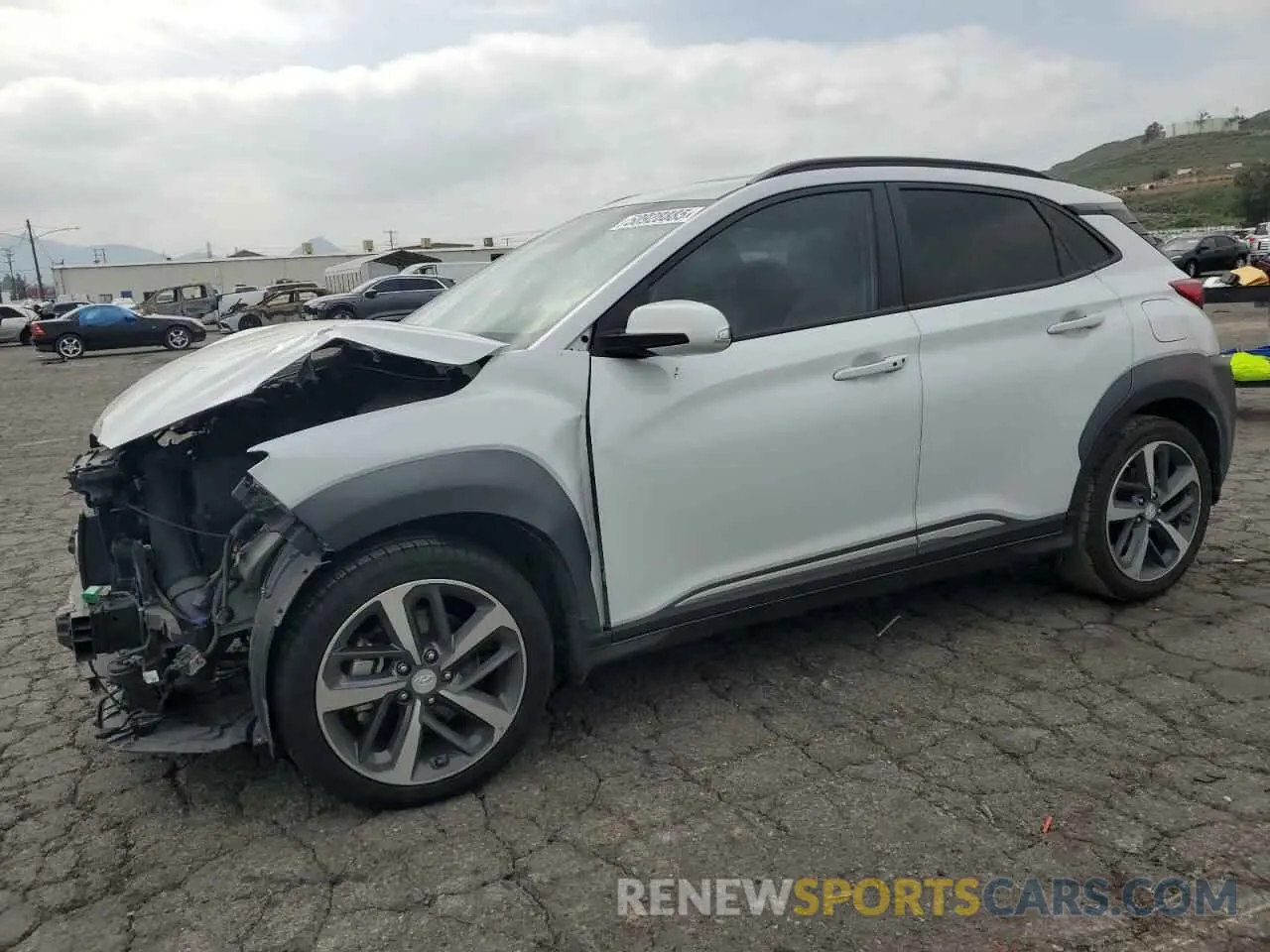 1 fotografías del automóvil dañado KM8K53A50KU218243 HYUNDAI KONA 2019