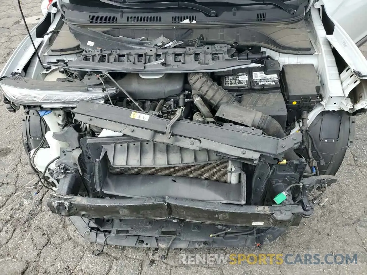 12 fotografías del automóvil dañado KM8K53A50KU218243 HYUNDAI KONA 2019