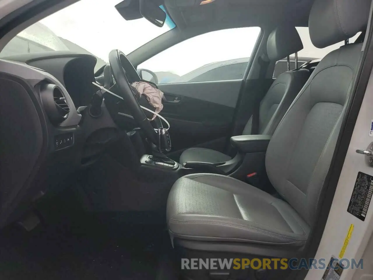 7 fotografías del automóvil dañado KM8K53A50KU218243 HYUNDAI KONA 2019