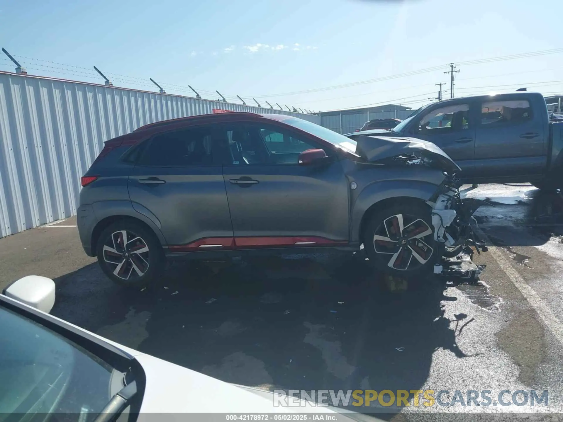 14 fotografías del automóvil dañado KM8K53A51KU313667 HYUNDAI KONA 2019
