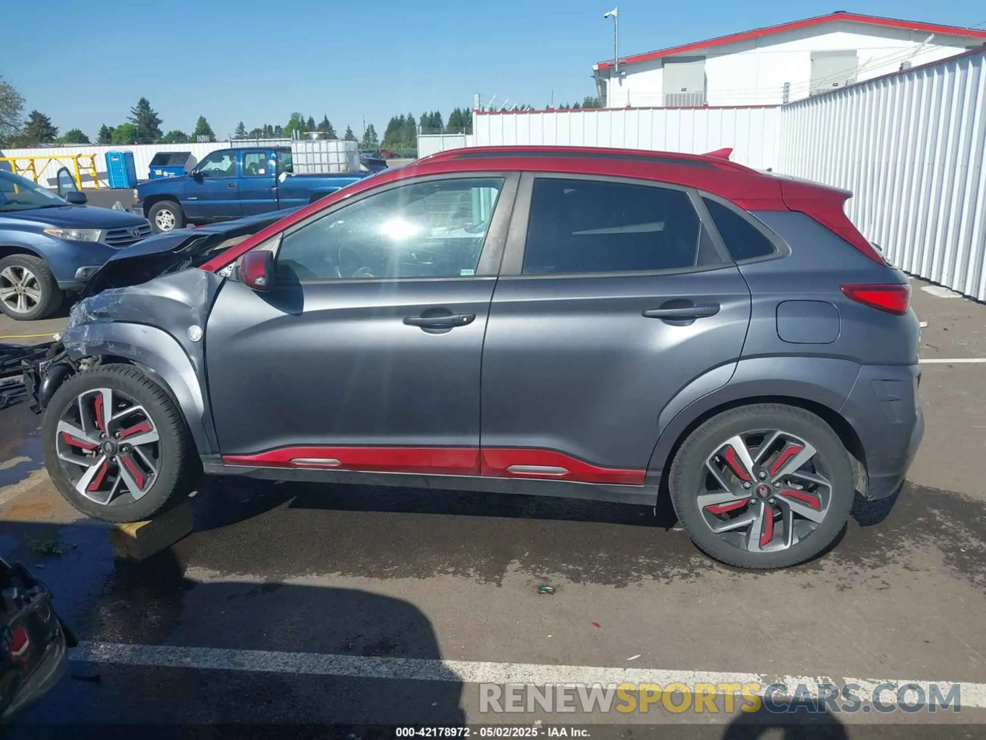 15 fotografías del automóvil dañado KM8K53A51KU313667 HYUNDAI KONA 2019
