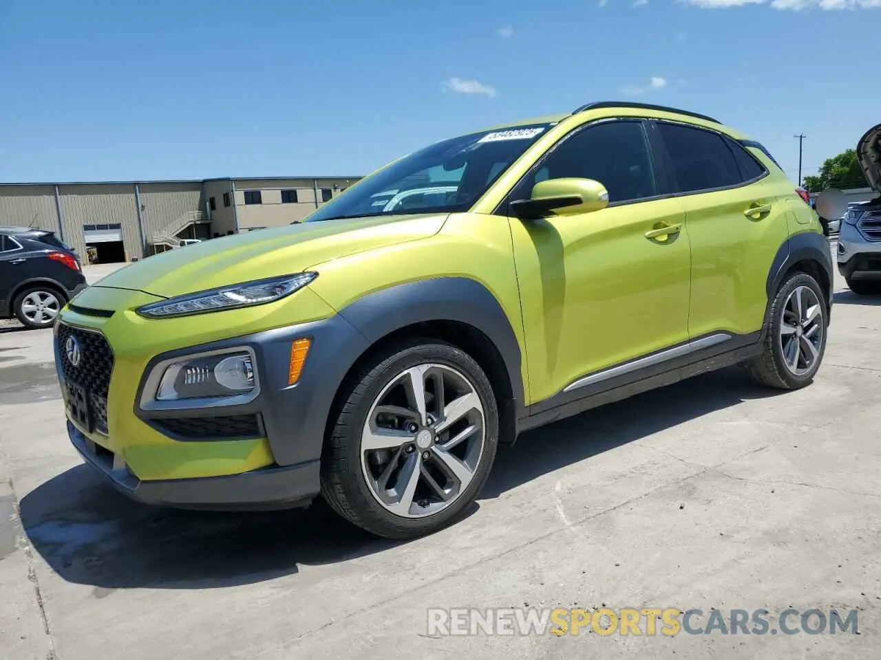 1 fotografías del automóvil dañado KM8K53A52KU327058 HYUNDAI KONA 2019