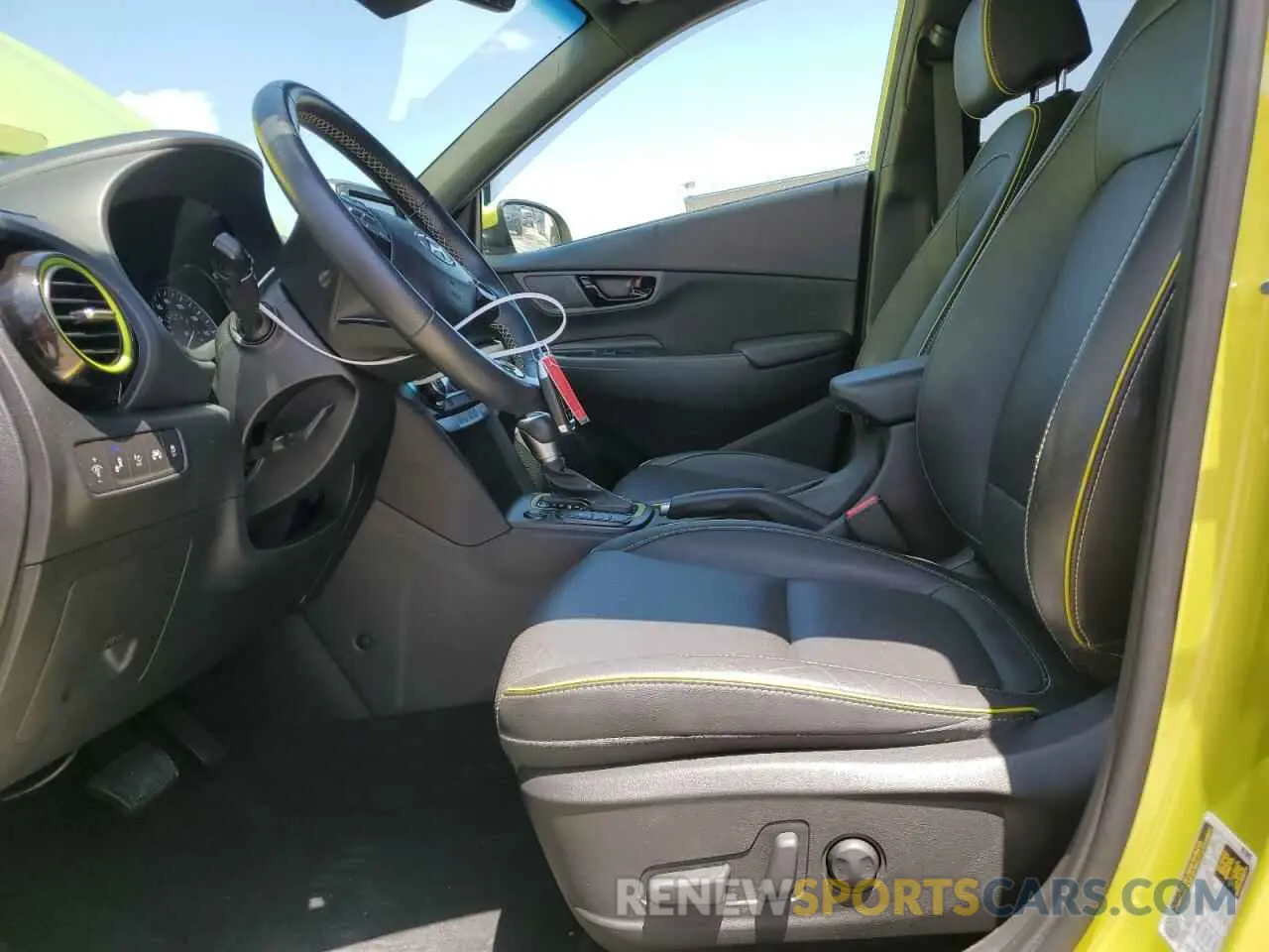 7 fotografías del automóvil dañado KM8K53A52KU327058 HYUNDAI KONA 2019