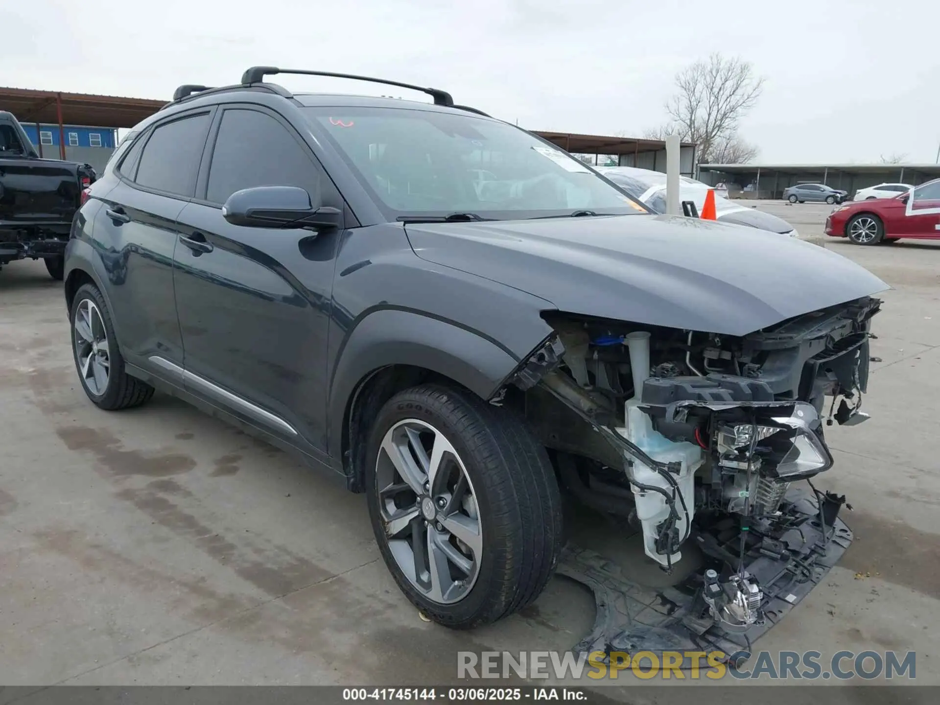 1 fotografías del automóvil dañado KM8K53A52KU382562 HYUNDAI KONA 2019