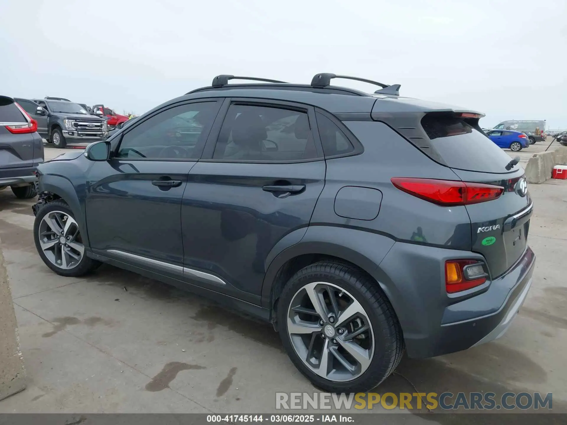15 fotografías del automóvil dañado KM8K53A52KU382562 HYUNDAI KONA 2019