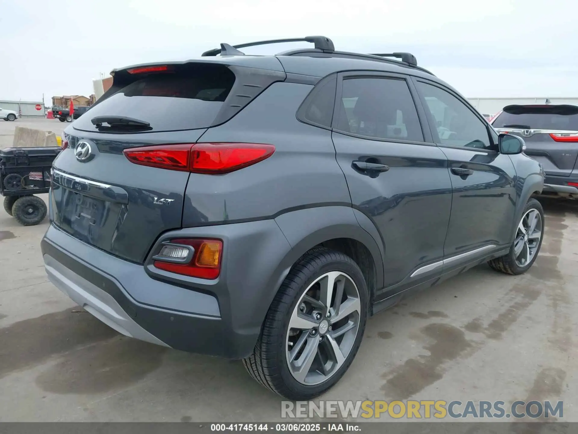 4 fotografías del automóvil dañado KM8K53A52KU382562 HYUNDAI KONA 2019
