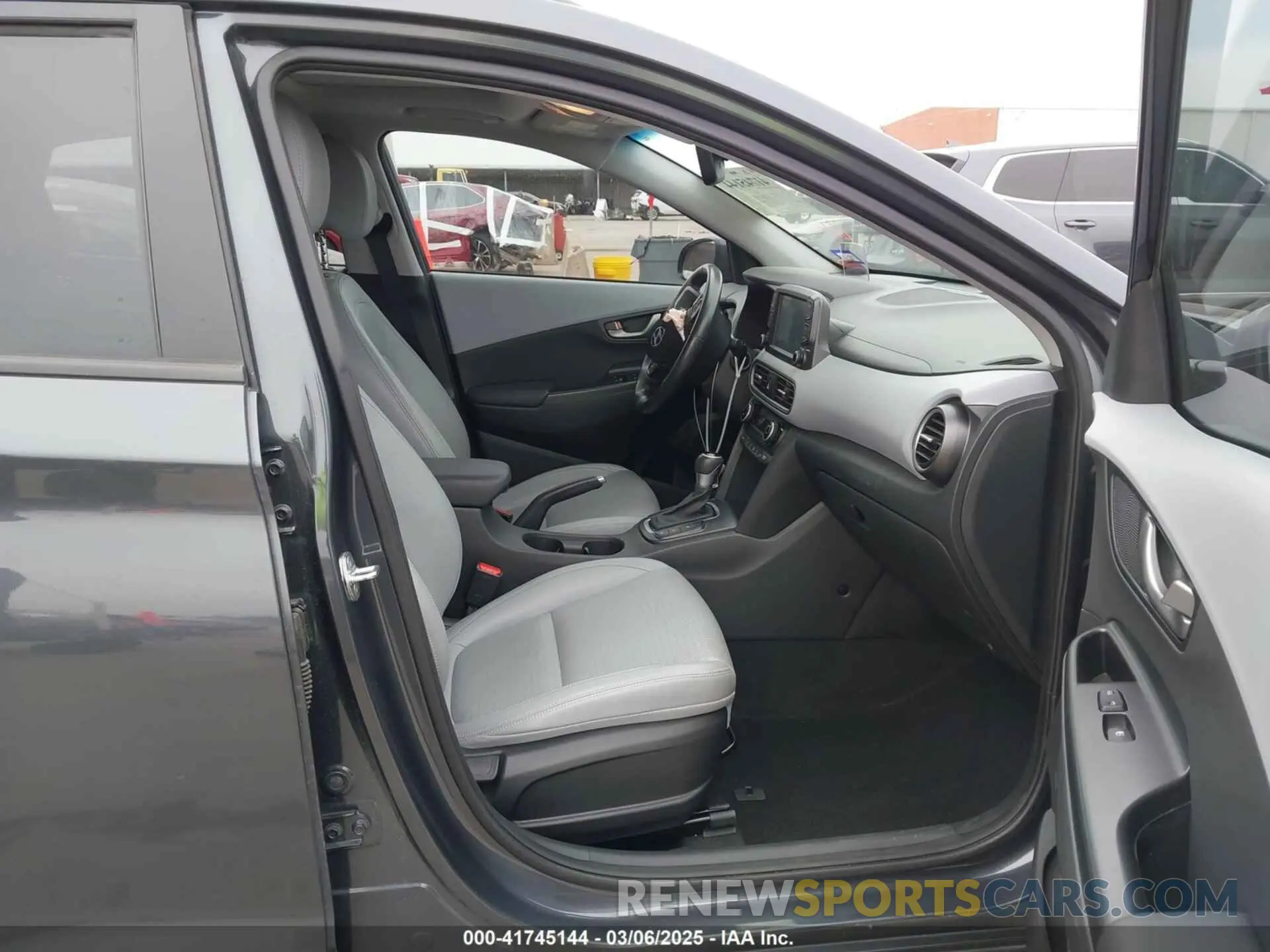 5 fotografías del automóvil dañado KM8K53A52KU382562 HYUNDAI KONA 2019