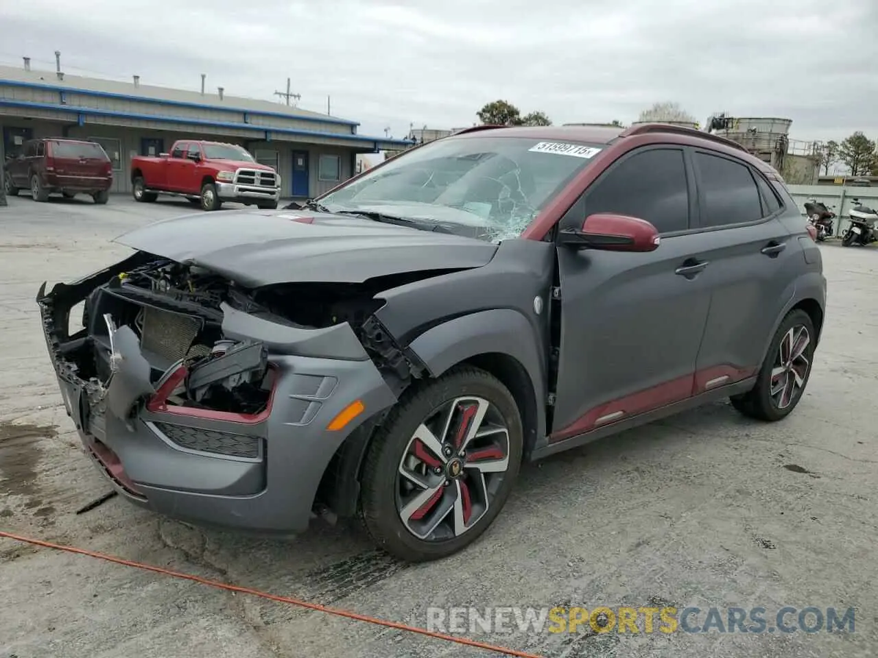 1 fotografías del automóvil dañado KM8K53A53KU311872 HYUNDAI KONA 2019