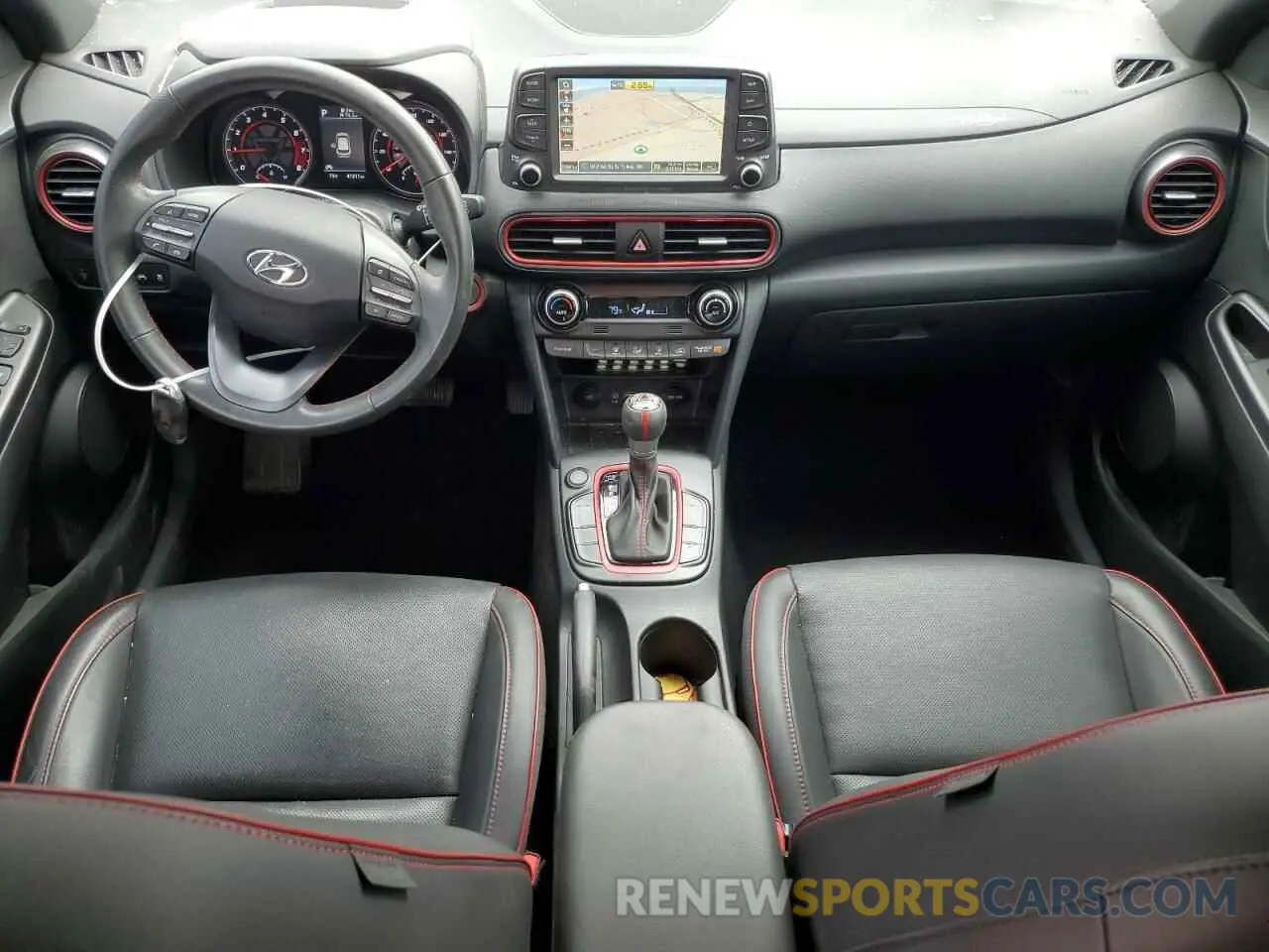 8 fotografías del automóvil dañado KM8K53A53KU311872 HYUNDAI KONA 2019