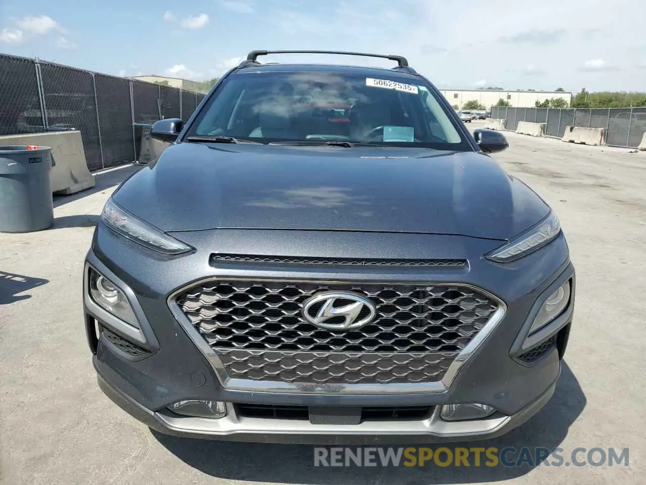 5 fotografías del automóvil dañado KM8K53A54KU345027 HYUNDAI KONA 2019