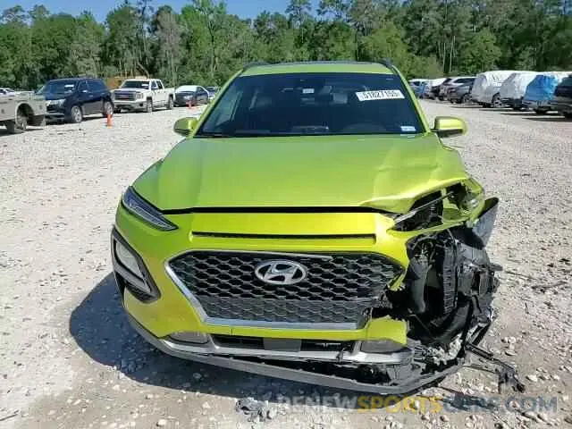 14 fotografías del automóvil dañado KM8K53A54KU361003 HYUNDAI KONA 2019