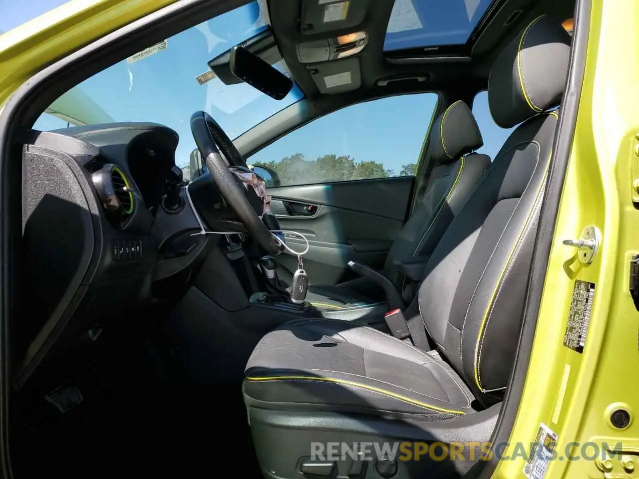 7 fotografías del automóvil dañado KM8K53A54KU361003 HYUNDAI KONA 2019