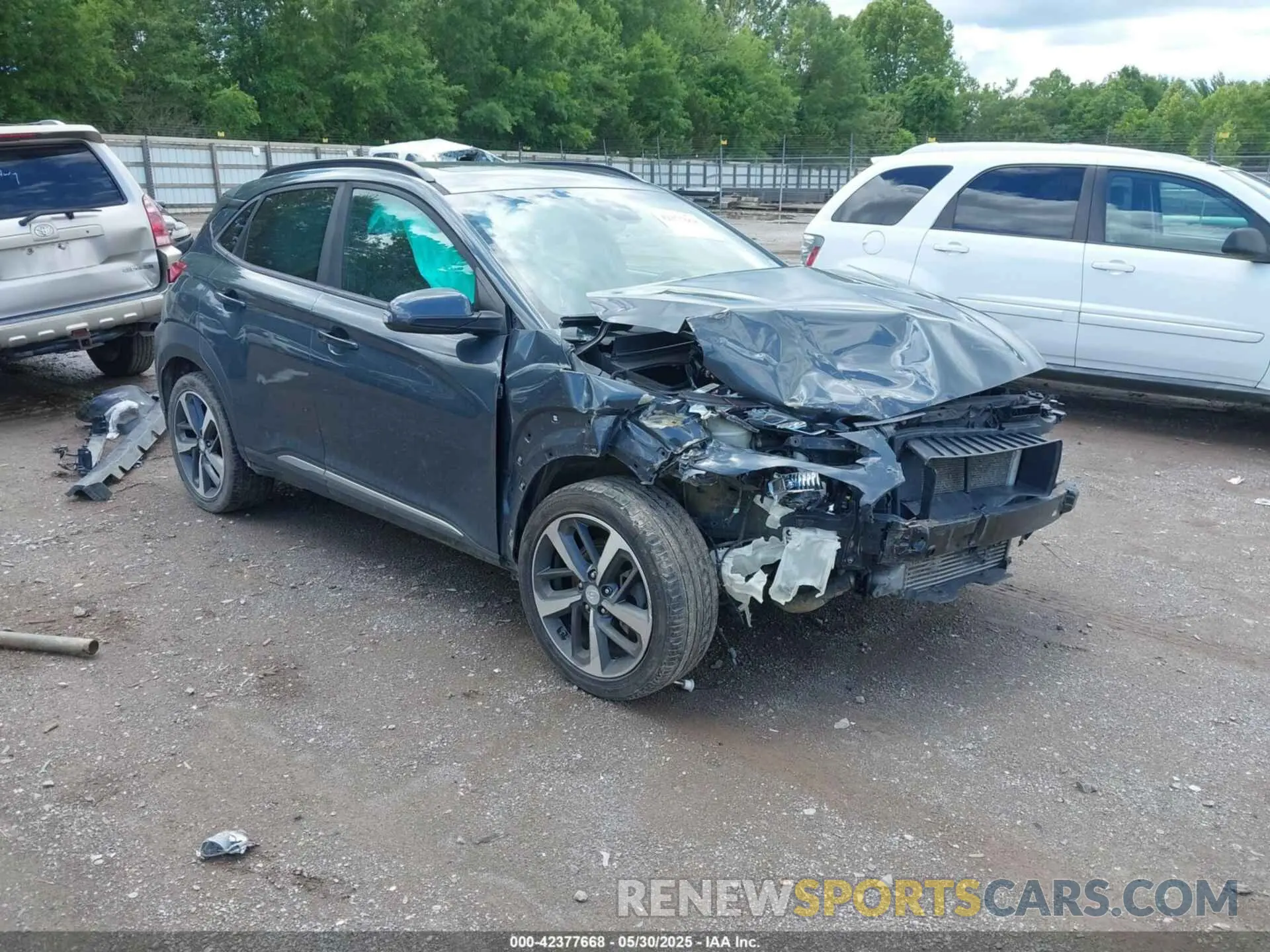1 fotografías del automóvil dañado KM8K53A55KU192898 HYUNDAI KONA 2019
