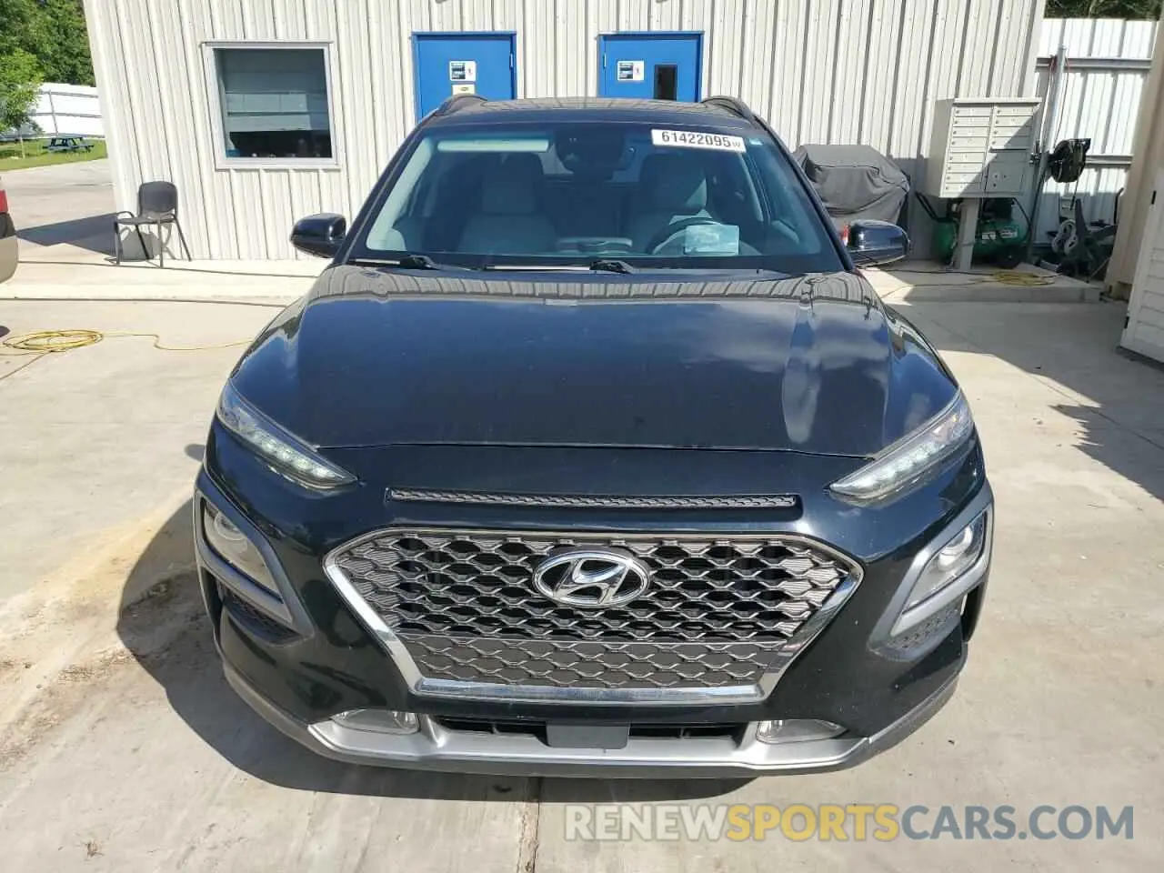 5 fotografías del automóvil dañado KM8K53A55KU270970 HYUNDAI KONA 2019