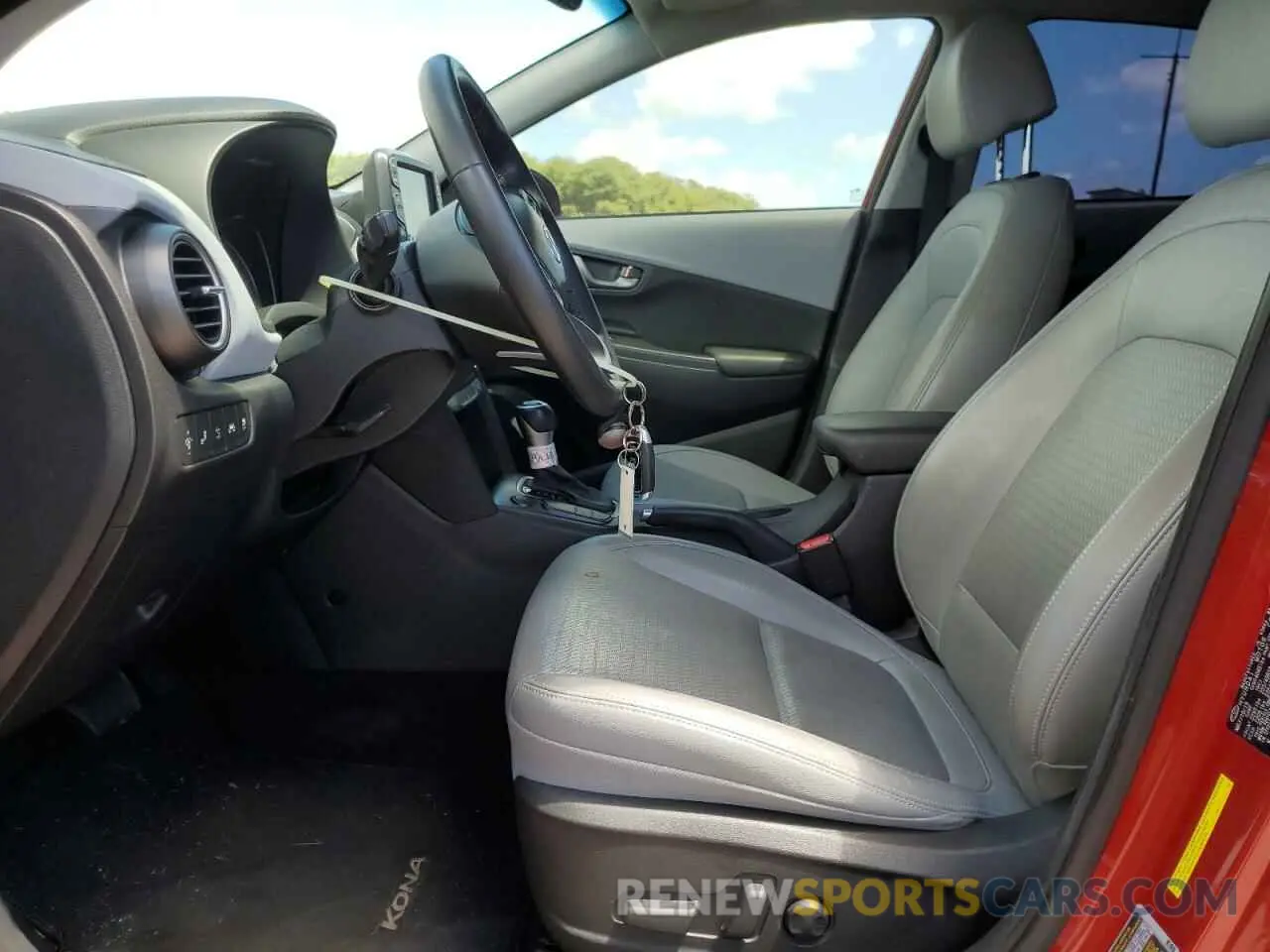 7 fotografías del automóvil dañado KM8K53A55KU380465 HYUNDAI KONA 2019