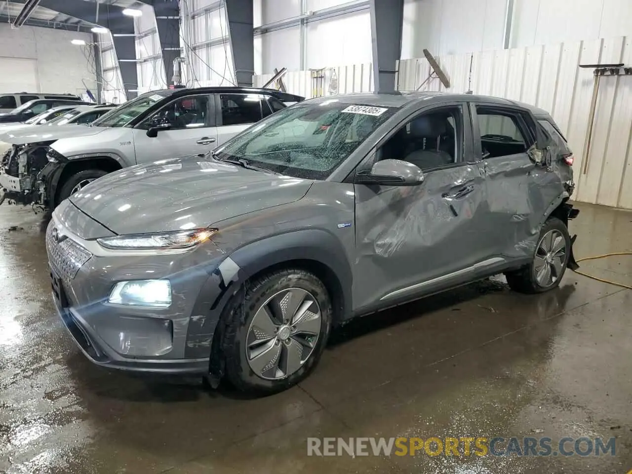 1 fotografías del automóvil dañado KM8K53AG0KU025818 HYUNDAI KONA 2019