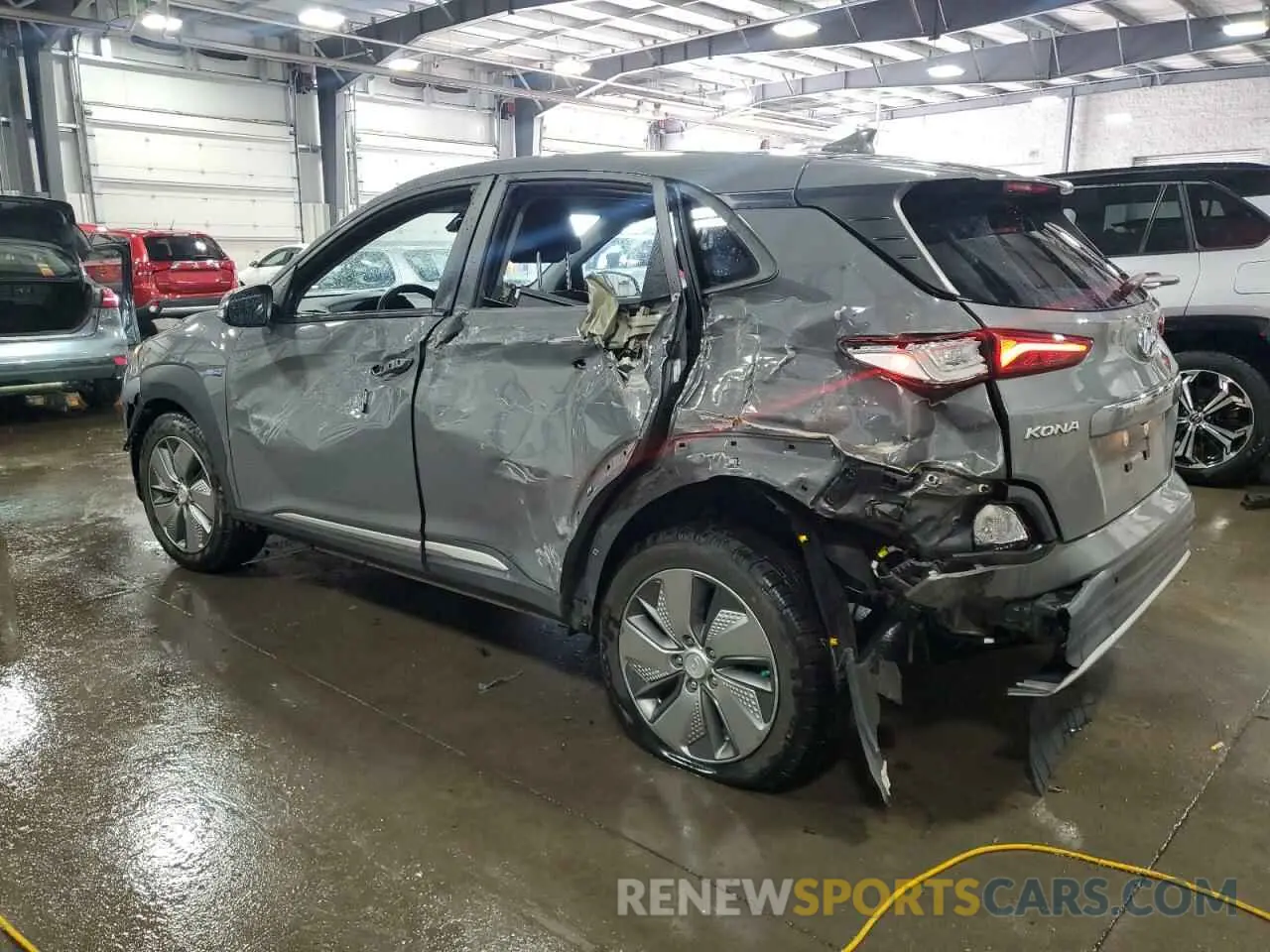 2 fotografías del automóvil dañado KM8K53AG0KU025818 HYUNDAI KONA 2019