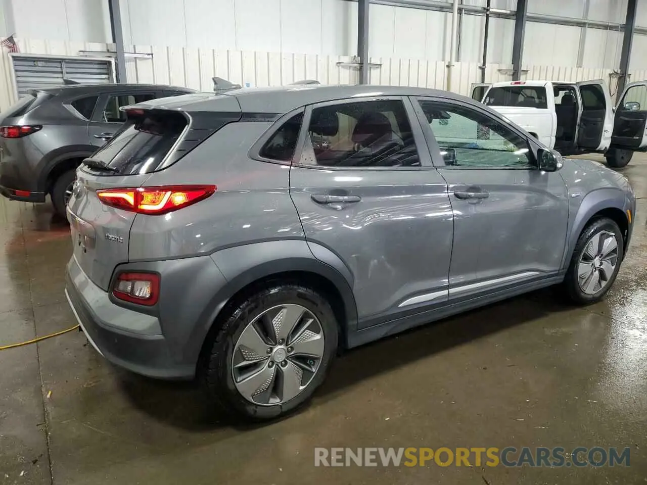 3 fotografías del automóvil dañado KM8K53AG0KU025818 HYUNDAI KONA 2019