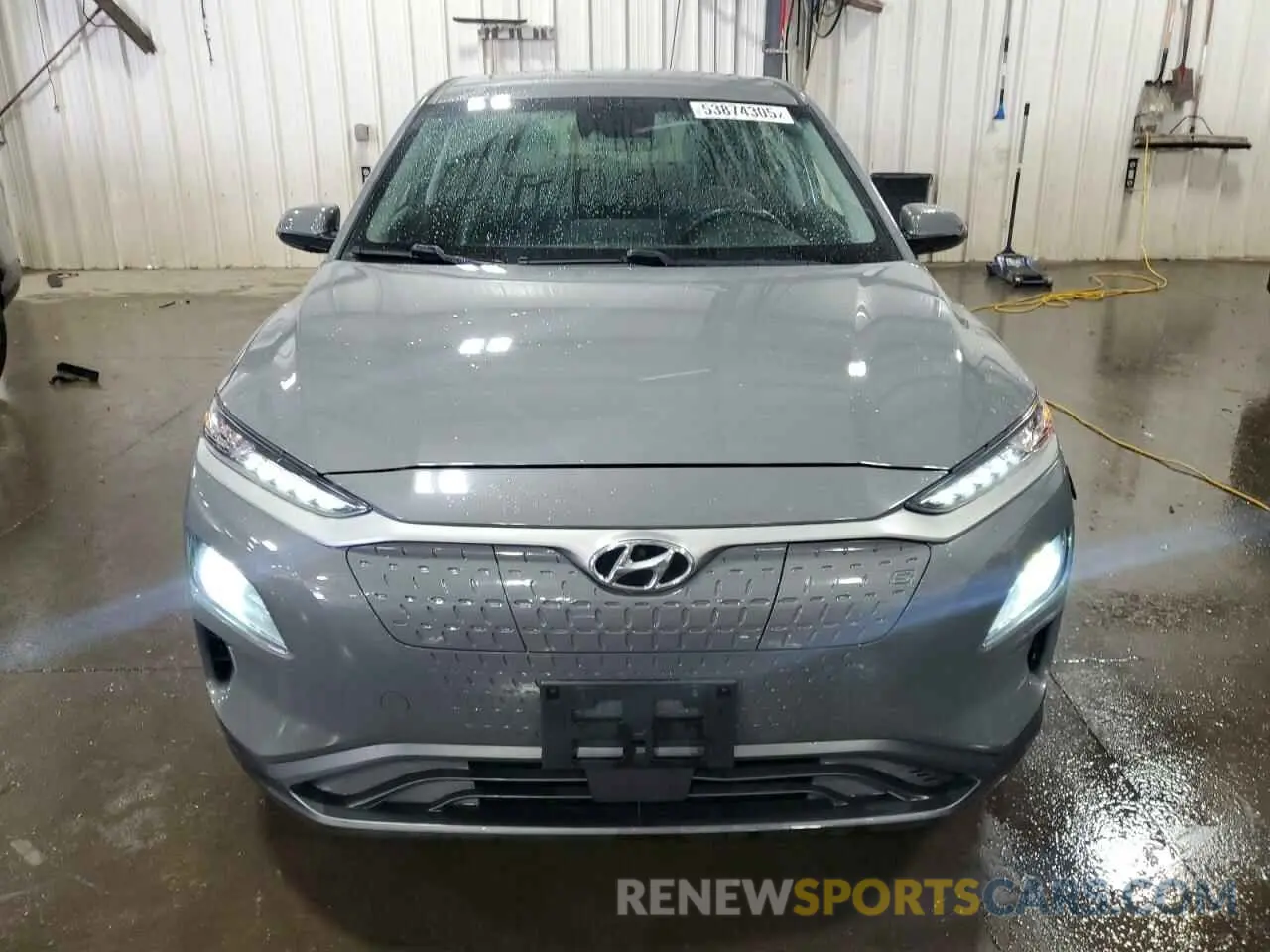 5 fotografías del automóvil dañado KM8K53AG0KU025818 HYUNDAI KONA 2019