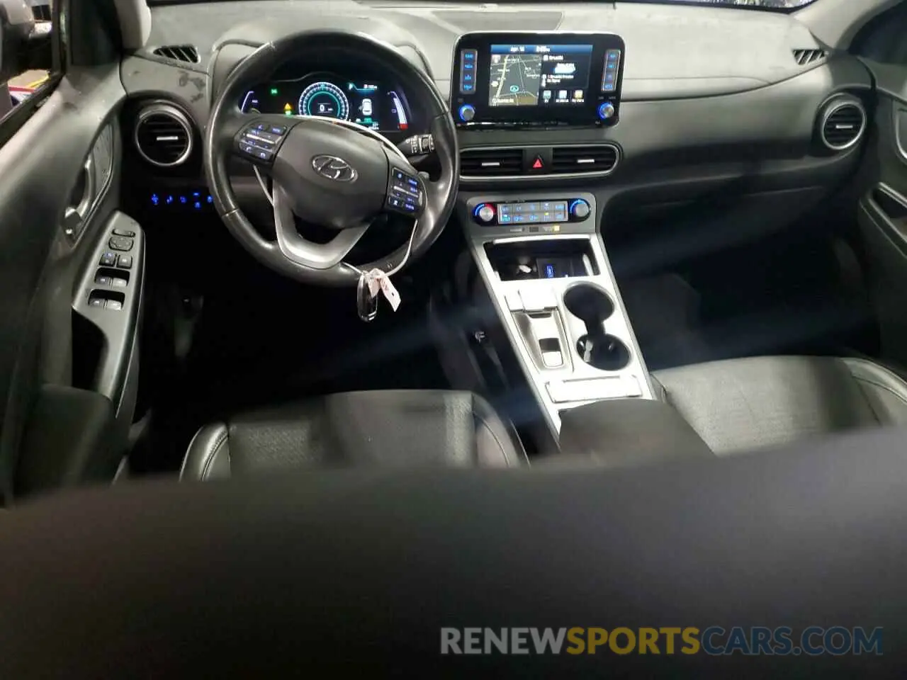8 fotografías del automóvil dañado KM8K53AG0KU025818 HYUNDAI KONA 2019
