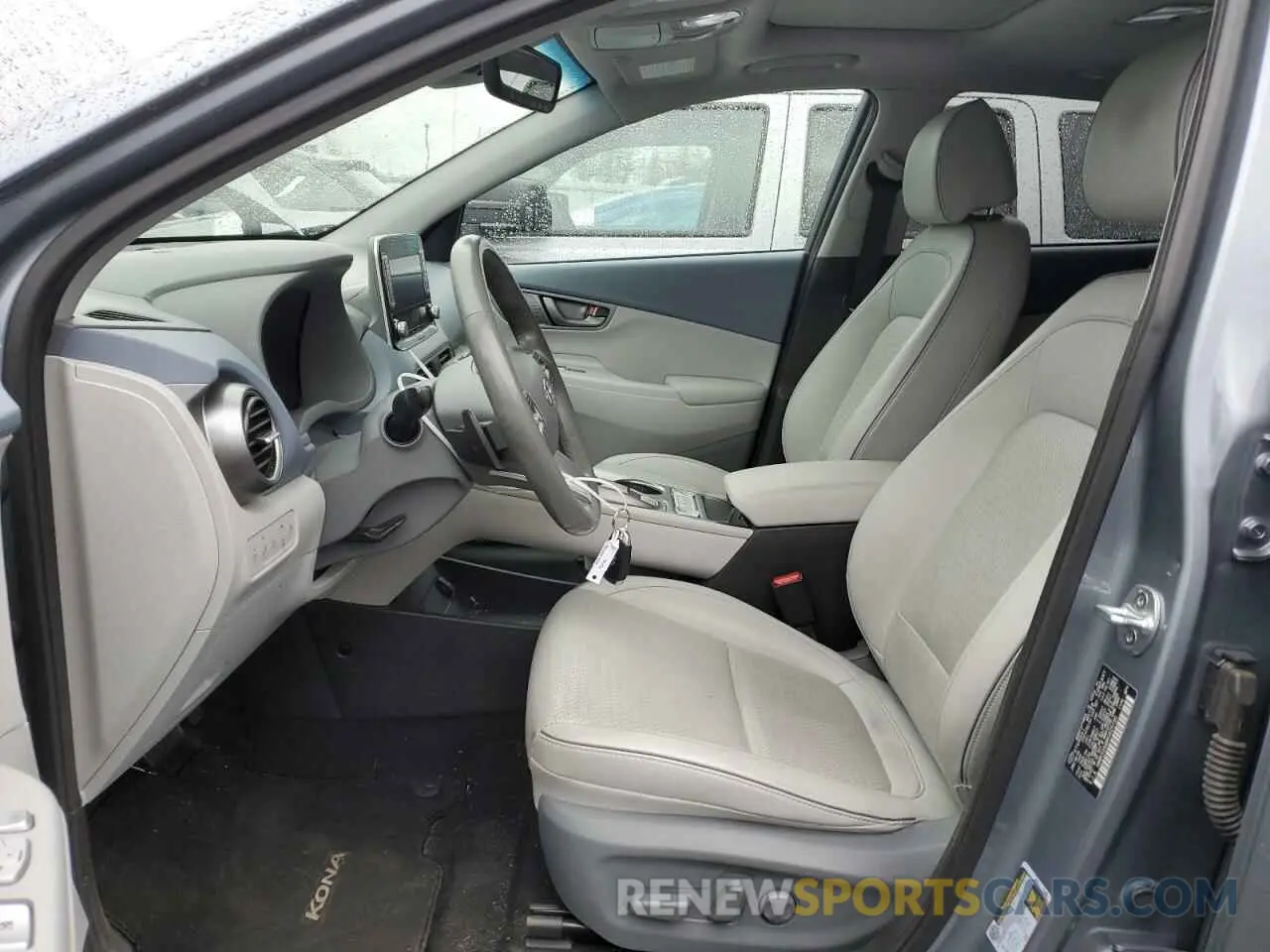 7 fotografías del automóvil dañado KM8K53AG8KU025730 HYUNDAI KONA 2019
