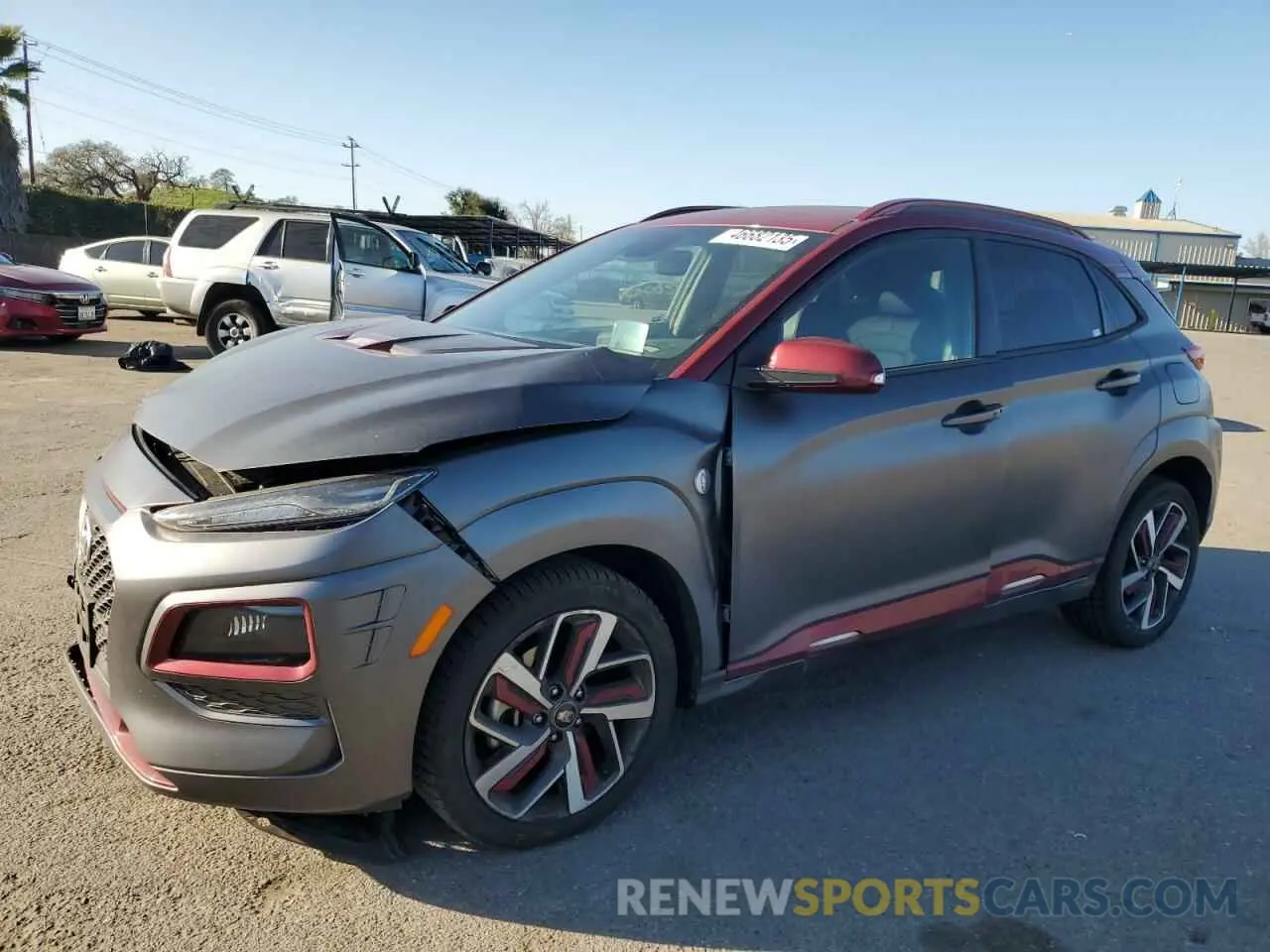 1 fotografías del automóvil dañado KM8K5CA52KU319722 HYUNDAI KONA 2019