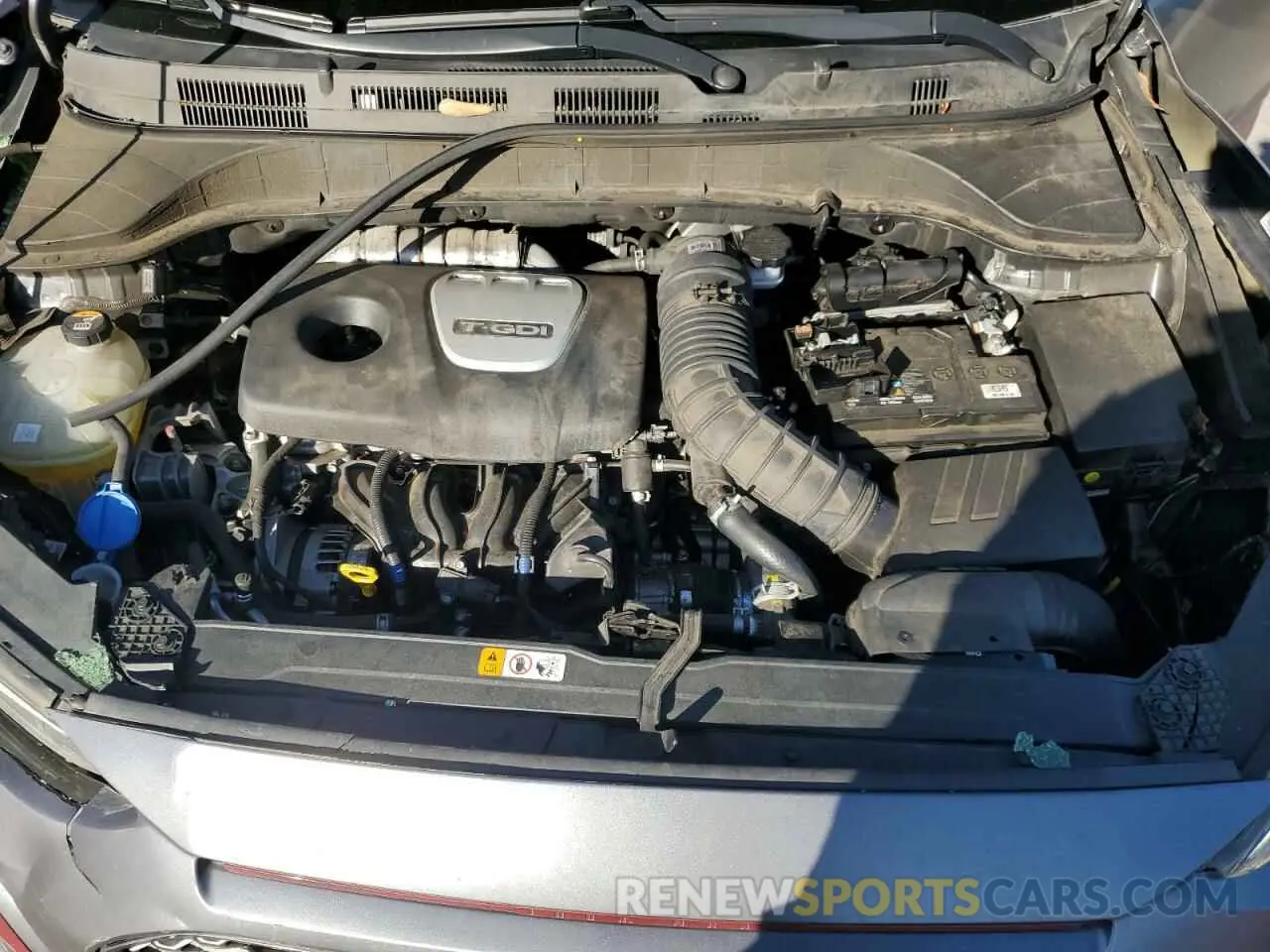 12 fotografías del automóvil dañado KM8K5CA52KU319722 HYUNDAI KONA 2019