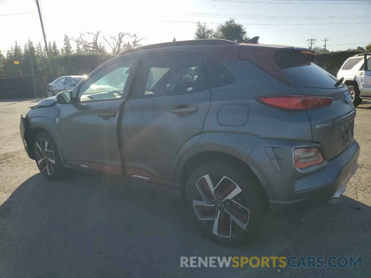 2 fotografías del automóvil dañado KM8K5CA52KU319722 HYUNDAI KONA 2019