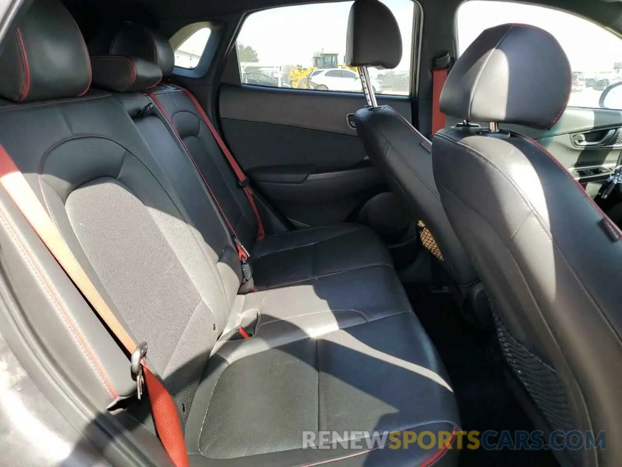 10 fotografías del automóvil dañado KM8K5CA58KU303315 HYUNDAI KONA 2019