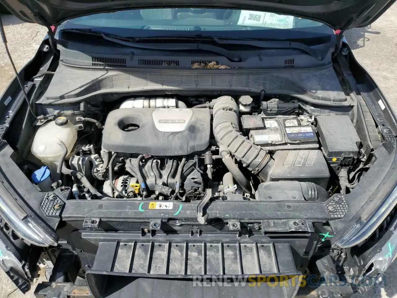 11 fotografías del automóvil dañado KM8K5CA58KU303315 HYUNDAI KONA 2019