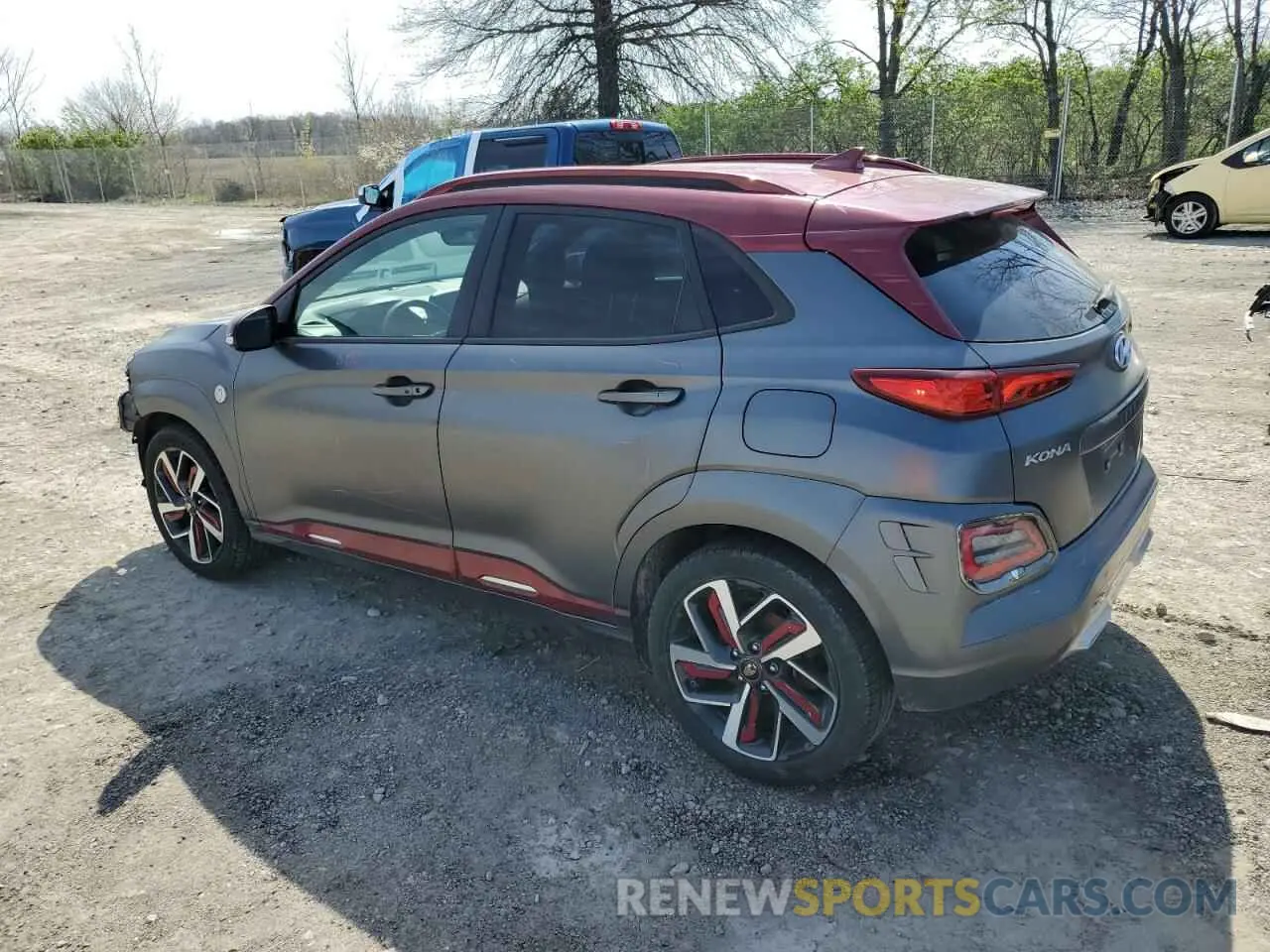2 fotografías del automóvil dañado KM8K5CA58KU303315 HYUNDAI KONA 2019