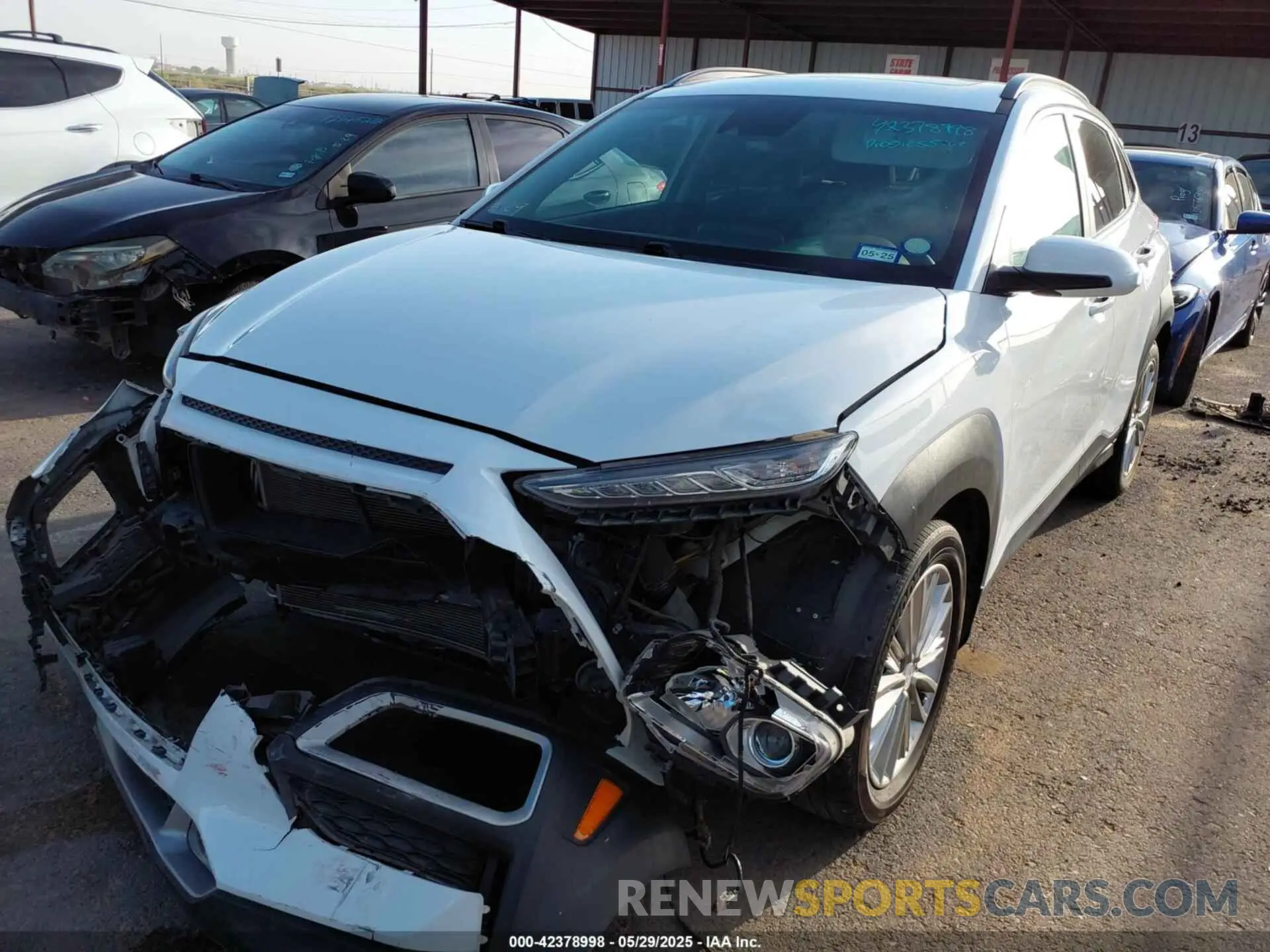 2 fotografías del automóvil dañado KM8K62AA0KU253871 HYUNDAI KONA 2019