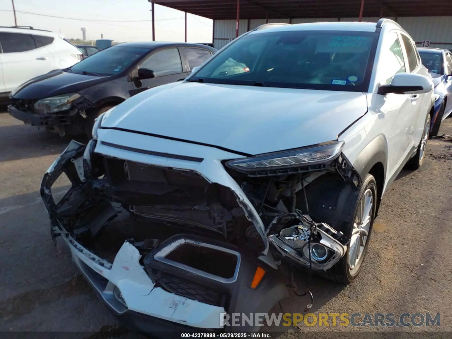 6 fotografías del automóvil dañado KM8K62AA0KU253871 HYUNDAI KONA 2019