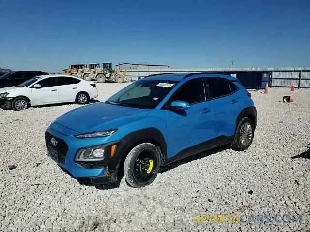 12 fotografías del automóvil dañado KM8K62AA1KU373176 HYUNDAI KONA 2019