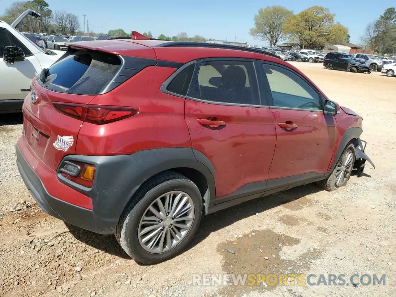 3 fotografías del automóvil dañado KM8K62AA4KU255672 HYUNDAI KONA 2019