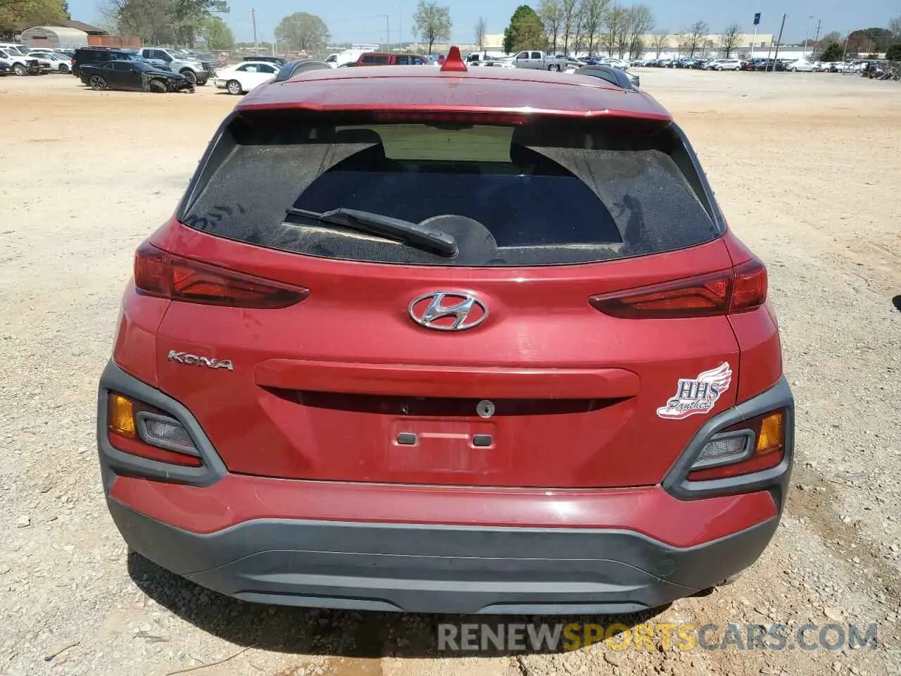 6 fotografías del automóvil dañado KM8K62AA4KU255672 HYUNDAI KONA 2019