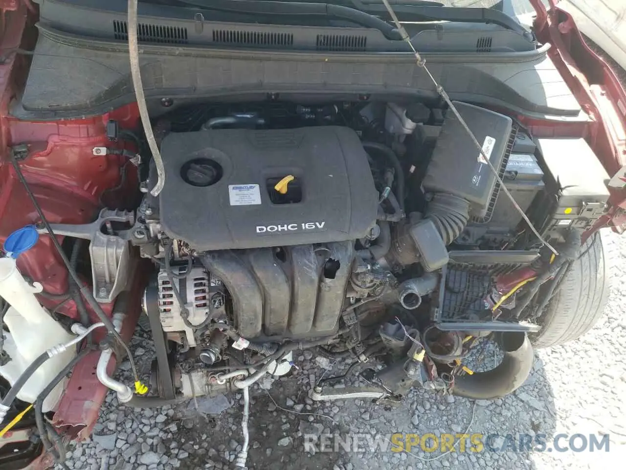 12 fotografías del automóvil dañado KM8K62AA5KU244325 HYUNDAI KONA 2019