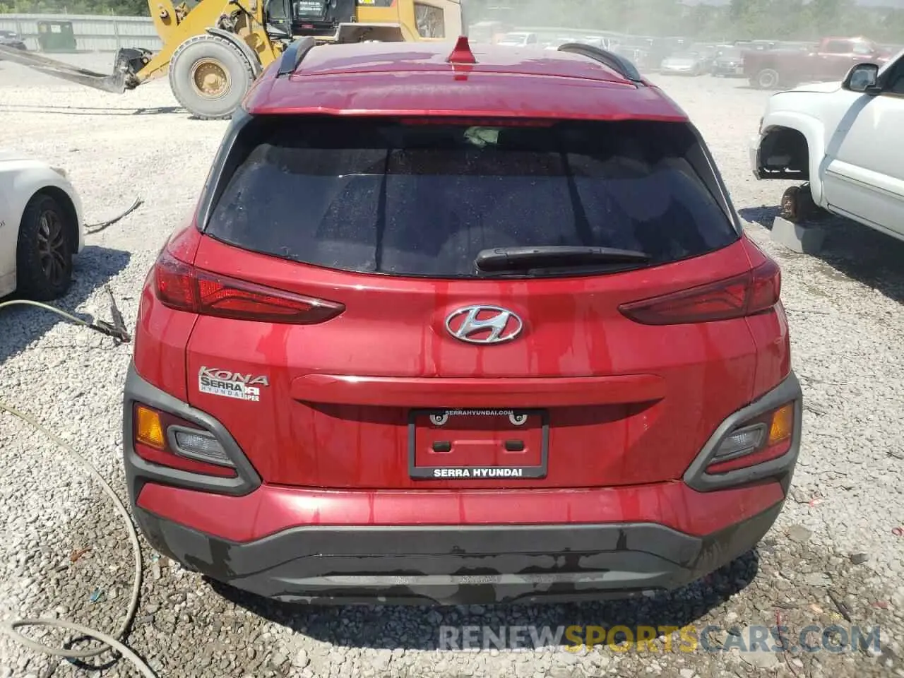 6 fotografías del automóvil dañado KM8K62AA5KU244325 HYUNDAI KONA 2019