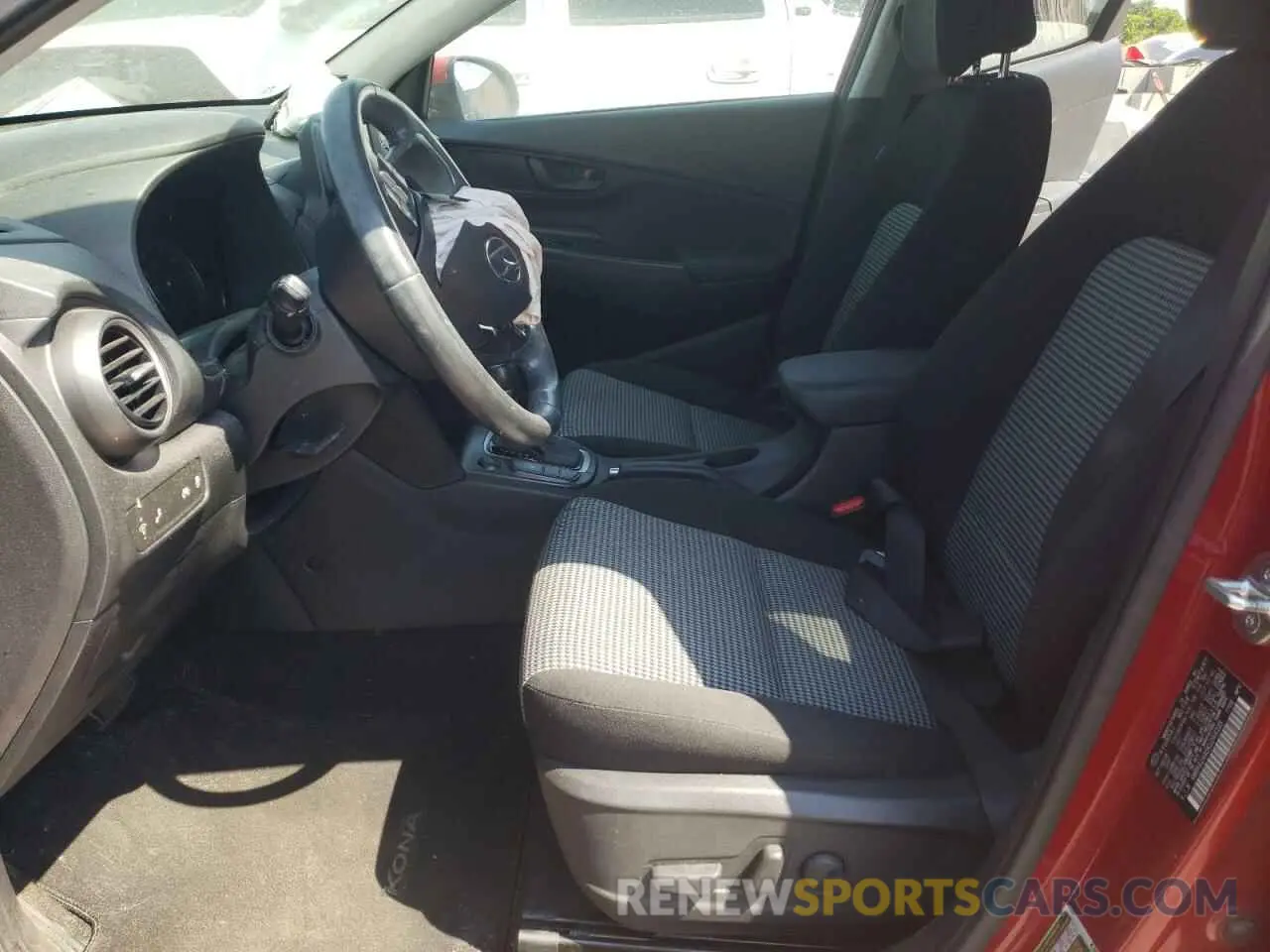 7 fotografías del automóvil dañado KM8K62AA5KU244325 HYUNDAI KONA 2019