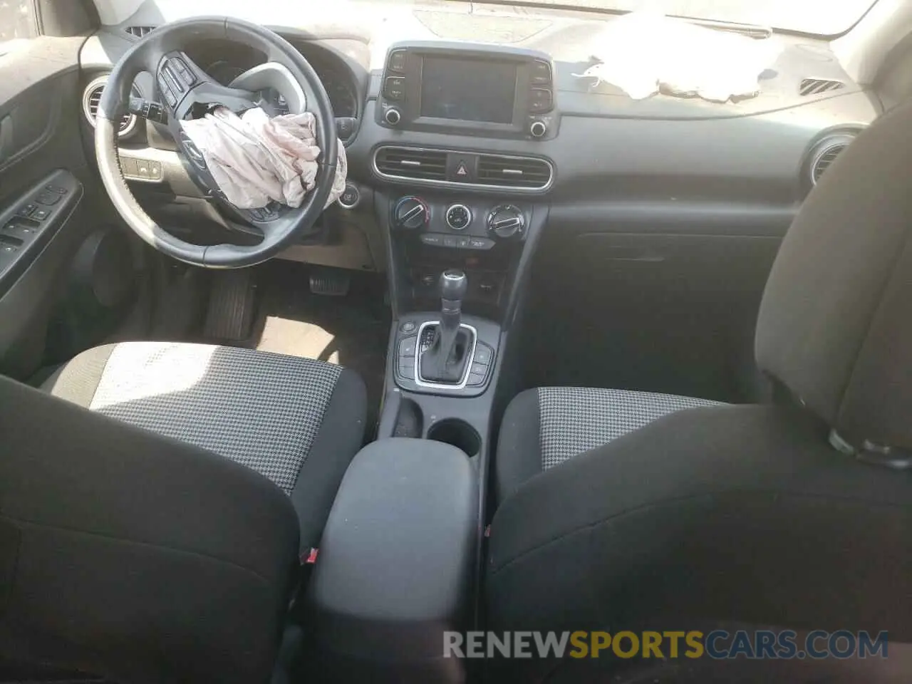 8 fotografías del automóvil dañado KM8K62AA5KU244325 HYUNDAI KONA 2019